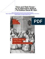 Social Class and State Power Exploring An Alternative Radical Tradition 1St Edition David M Hart All Chapter