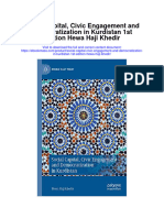Download Social Capital Civic Engagement And Democratization In Kurdistan 1St Edition Hewa Haji Khedir all chapter