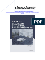 Download Eternity Clauses In Democratic Constitutionalism Silvia Suteu full chapter