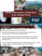 Educ 213 Quality and Features of Education in The Muslim World