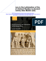 Social Factors in The Latinization of The Roman West Oxford Studies in Ancient Documents Alex Mullen Ed All Chapter