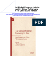 The Socialist Market Economy in Asia Development in China Vietnam and Laos 1St Ed Edition Arve Hansen Full Chapter