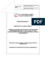 Directiva 018-2022-CG.GMPL (Directiva Externa)