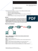 Travaux Pratiques 10.3.2: Combien de Réseaux ? Objectifs Pédagogiques