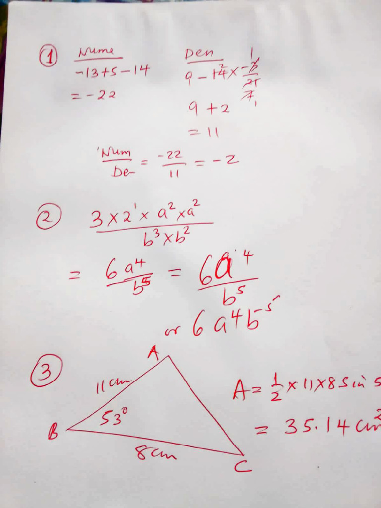 Kcse Maths Paper 1 Topics
