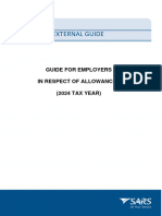 PAYE GEN 01 G03 Guide For Employers in Respect of Allowances External Guide