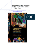 Download Ethnographic Research And Analysis Anxiety Identity And Self 1St Edition Tom Vine full chapter