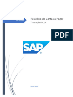 Relatório de Contas A Pagar - Transação FBL1N