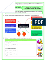 Ficha Viernes Comun Alimentos Transgénicos Elaboramos Mapas Conceptuales