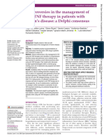 Delphi Consensus Anti TNF in Crohns Disease