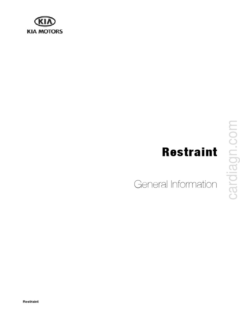 DRIVER RESTRAINT CODE 930958 intelligence overview