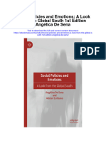 Social Policies and Emotions A Look From The Global South 1St Edition Angelica de Sena All Chapter