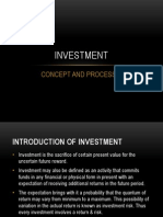 Investment: Concept and Process