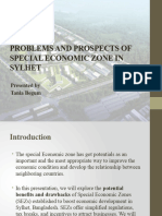 Problems and Prospects of Special Economic Zone in Sylhet: Presented by Tania Begum