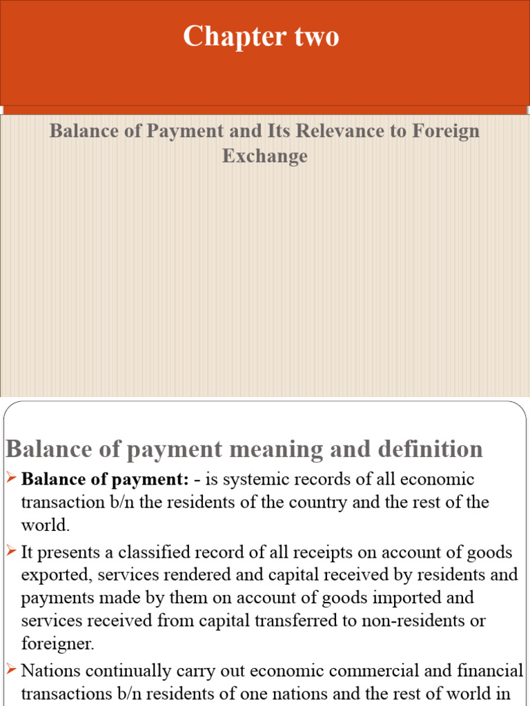Understanding Balance of Payments Basics | PDF | Balance Of Payments ...