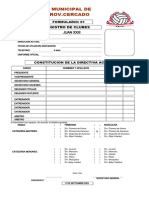 Lista Primera de Ascenso Varones