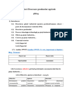 Platforma - Plan Proiect Procesare Produselor Agricole