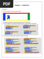 Cours de Scratch - Exercices Et Corrections | PDF | Structure de ...