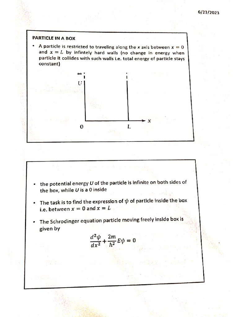 5 Particle In Box Pdf
