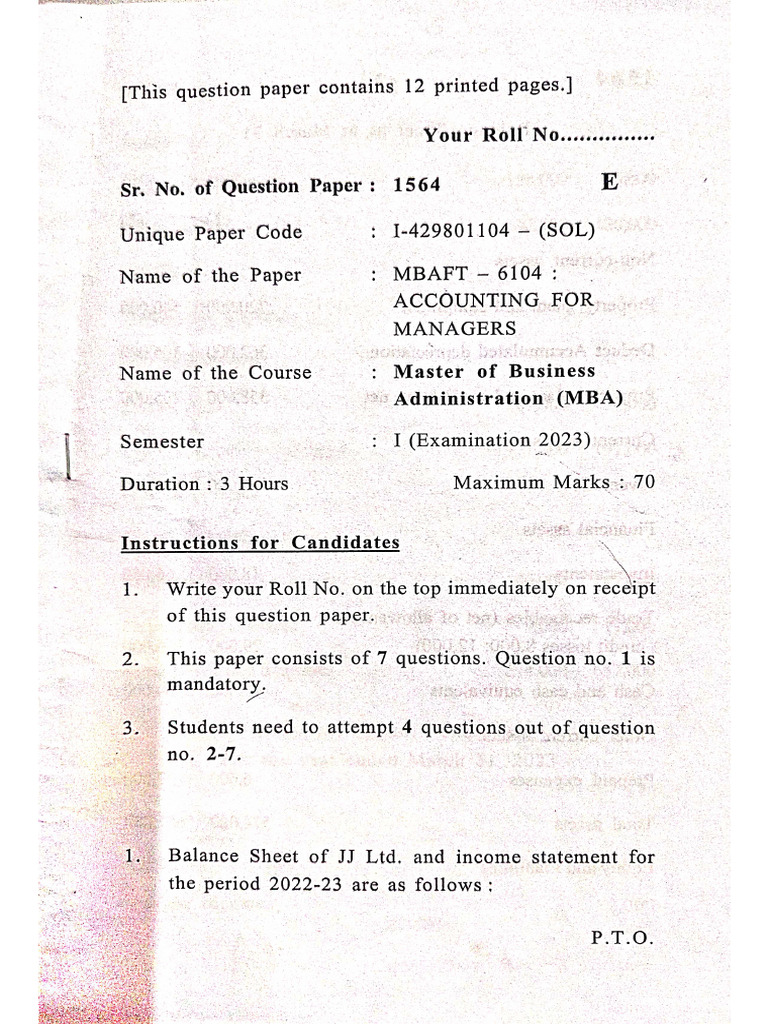 Accounting For Managers Pdf
