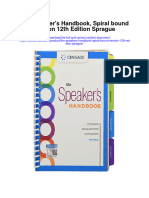 Download The Speakers Handbook Spiral Bound Version 12Th Edition Sprague full chapter
