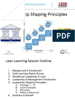 Leadership Shaping Principles