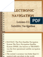 Elec - Nav - L11 - Satellite Nav-GPS