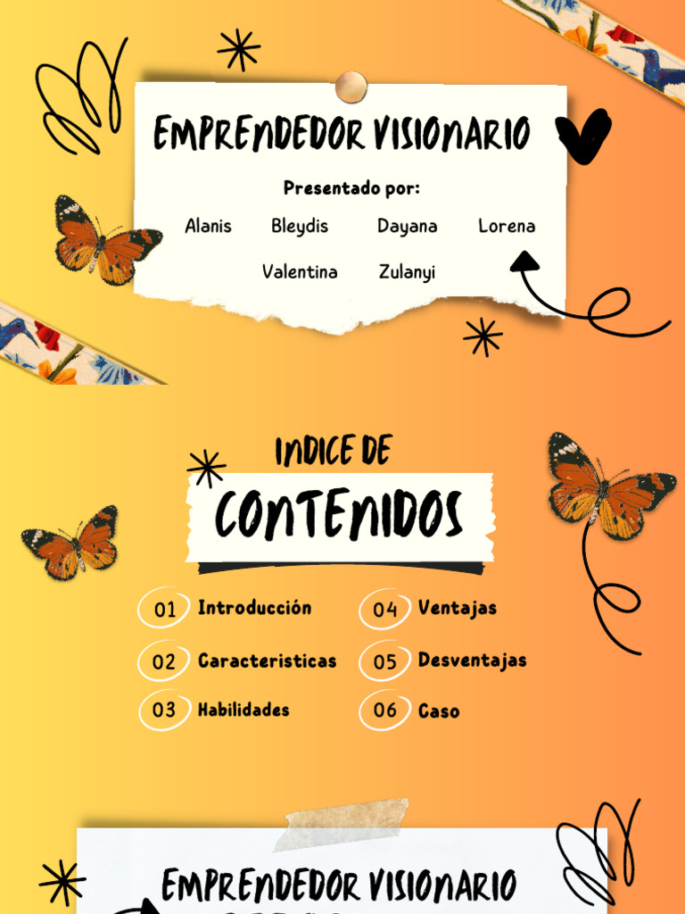 Emprendedor Visionario: Claves y Caso | PDF | Iniciativa empresarial ...