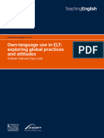 Own-language use in ELT_ exploring global practices and attitudes Graham Hall and Guy Cook