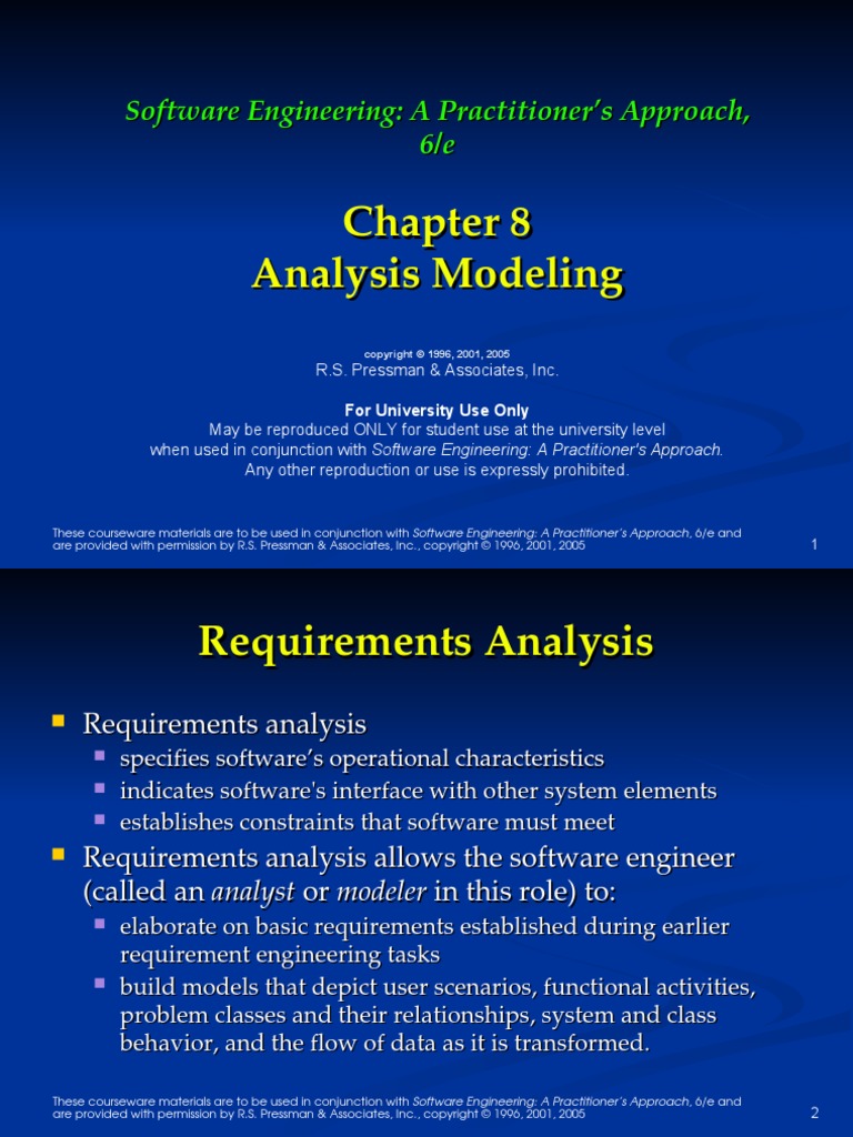 Unit 4 Analysis Model | PDF | Class (Computer Programming) | Method ...