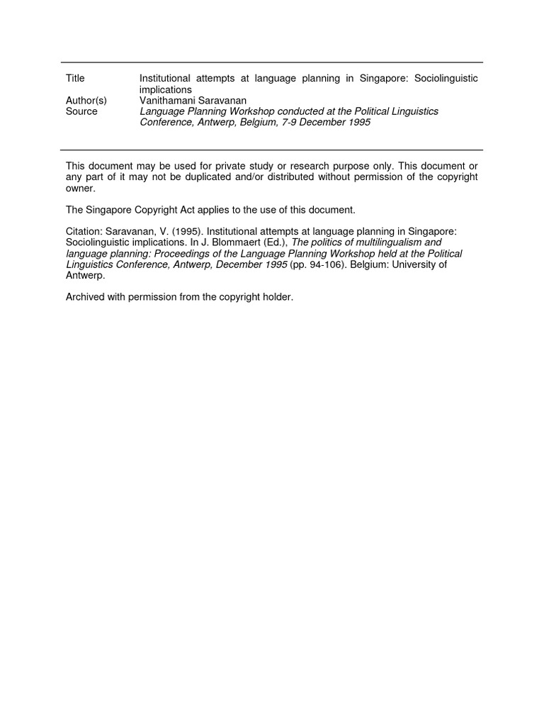 singapore-language-planning-pdf-languages-of-singapore-linguistics