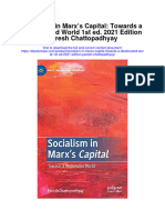 Socialism in Marxs Capital Towards A Dealienated World 1St Ed 2021 Edition Paresh Chattopadhyay All Chapter