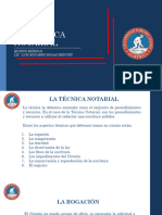 5 La Técnica Notarial