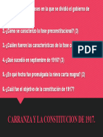 CARRANZA Y LA CONSTITUCION DE 1917.