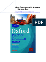 Oxford Practice Grammar With Answers Norman Coe Full Chapter