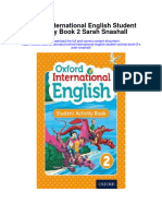 Oxford International English Student Activity Book 2 Sarah Snashall Full Chapter