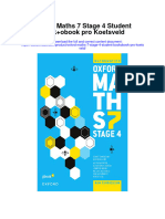 Download Oxford Maths 7 Stage 4 Student Bookobook Pro Koetsveld full chapter