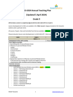 Teenactiv - Grade 9 2023-2024 Annual Teaching Plan (5 April 2024)