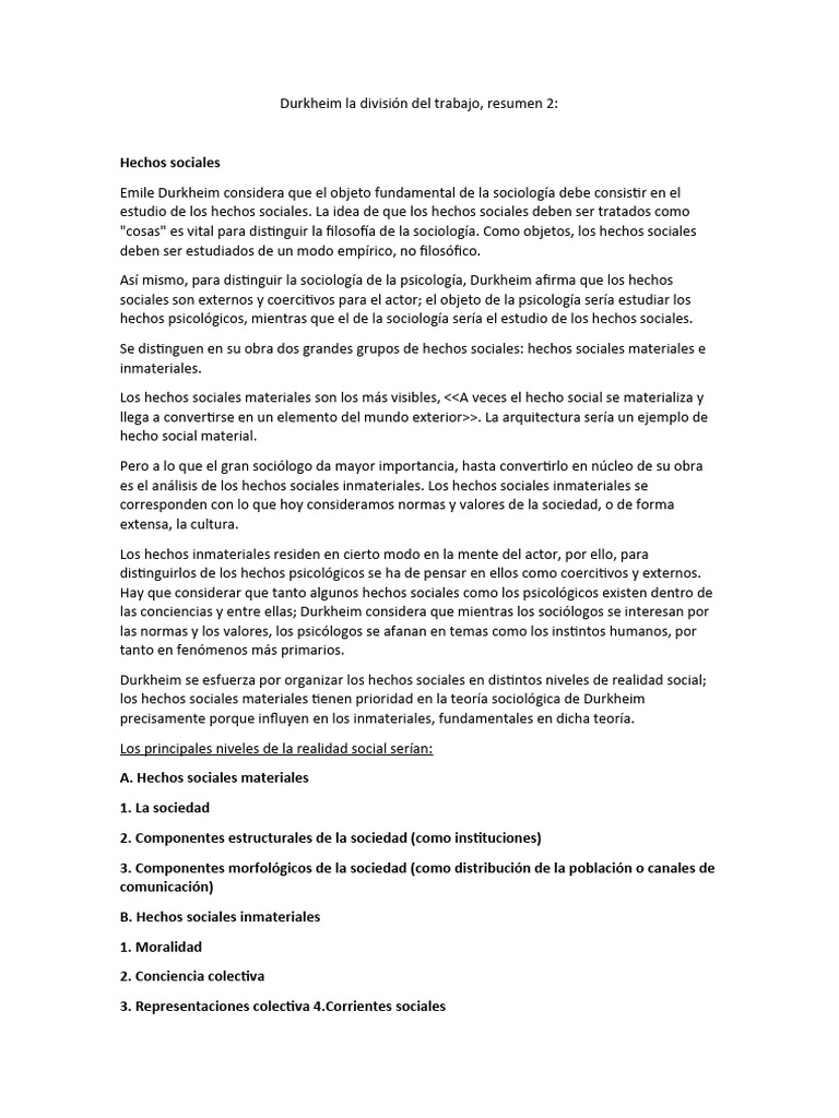 Division Del Trabajo