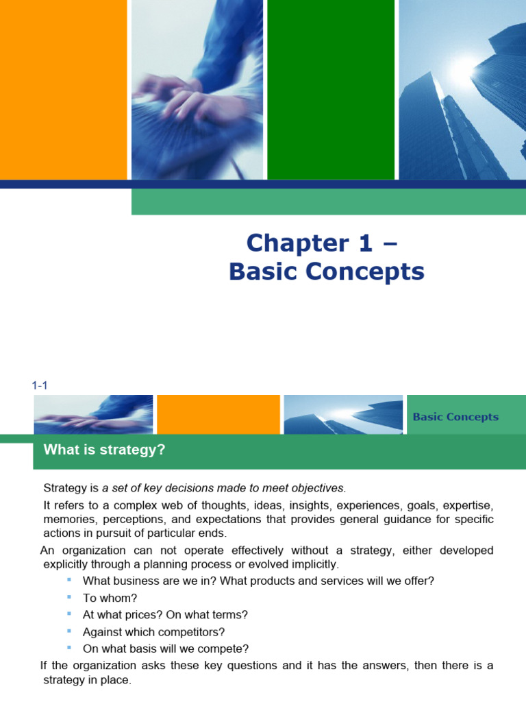 Understanding Business Strategy Basics | PDF | Strategic Management ...