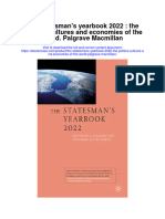 The Statesmans Yearbook 2022 The Politics Cultures and Economies of The World Palgrave Macmillan Full Chapter
