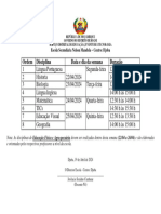 Calendario Das AT ESG Djuba 2023