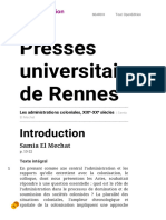 Les Administrations Coloniales, XIXe-XXe Siècles - Introduction - Presses Universitaires de Rennes