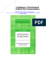 Download Sociology In Belgium A Sociological History 1St Edition Raf Vanderstraeten all chapter