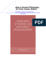 Download Oxford Studies In Ancient Philosophy Volume 62 Victor Caston Editor full chapter