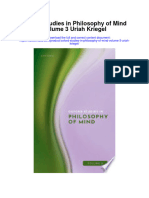Oxford Studies in Philosophy of Mind Volume 3 Uriah Kriegel Full Chapter