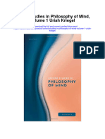 Oxford Studies in Philosophy of Mind Volume 1 Uriah Kriegel Full Chapter