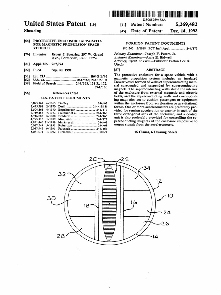 Googlr Patents - Protective Enclosure Apparatus For Magnetic Propulsion ...