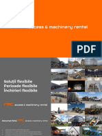 RMC access & machinery rental - Portfolio presentation