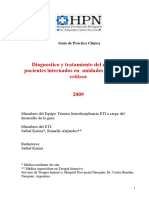 Diagnostico y Tratamiento Del Delirio en Pacientes Internados en Unidades de Cuidado Crítico